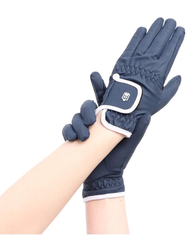 Перчатки для верховой езды ВЕ TG4-Blue, размер L