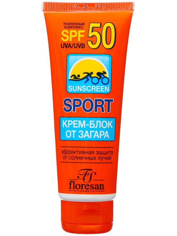 Крем-блок от загара Floresan SPF 50, 60 мл