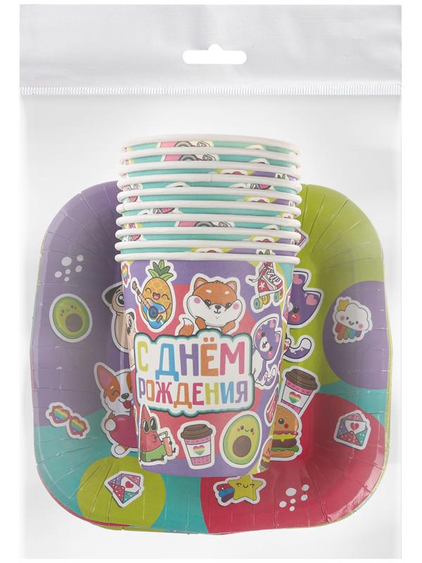 Набор бумажной посуды 