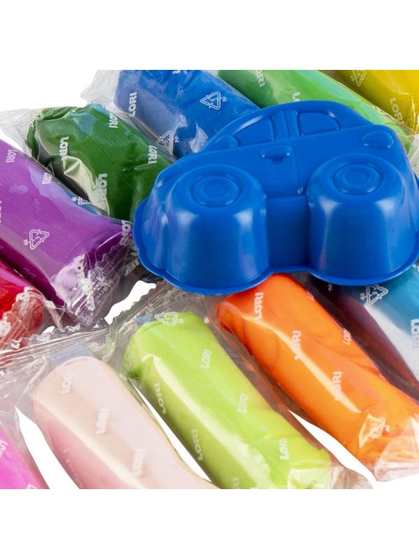 Тесто для лепки «Пластишка», 18 цв. по 24 гр, с формочкой