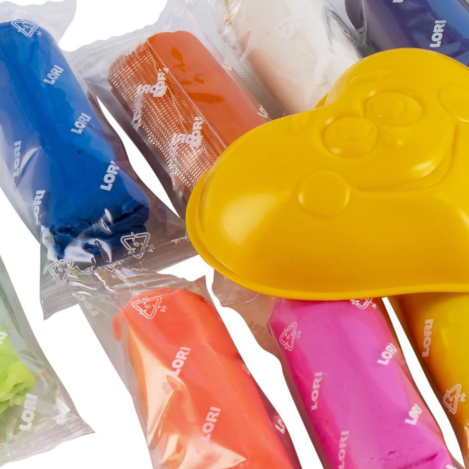 Тесто для лепки «Пластишка», 15 цв. по 24 гр, с формочками