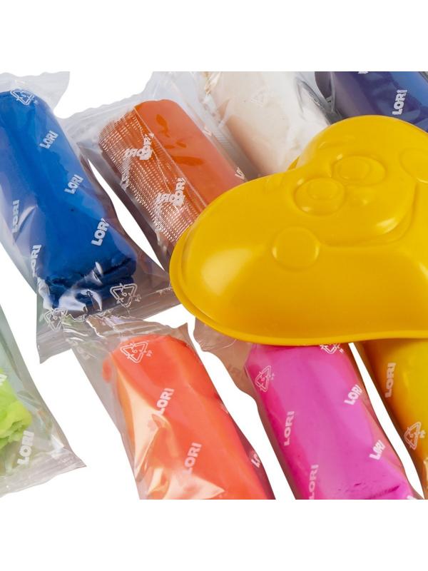 Тесто для лепки «Пластишка», 15 цв. по 24 гр, с формочками