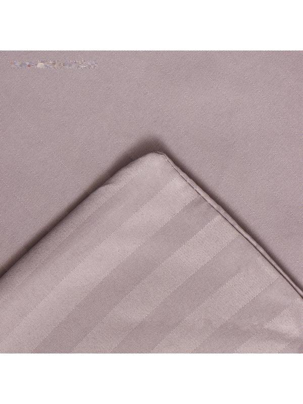 Комплект постельного белья LoveLife евро Brown line 200*217 см, 230*240 см, 50*70 см -2 шт, страйп-сатин, 100%п/э