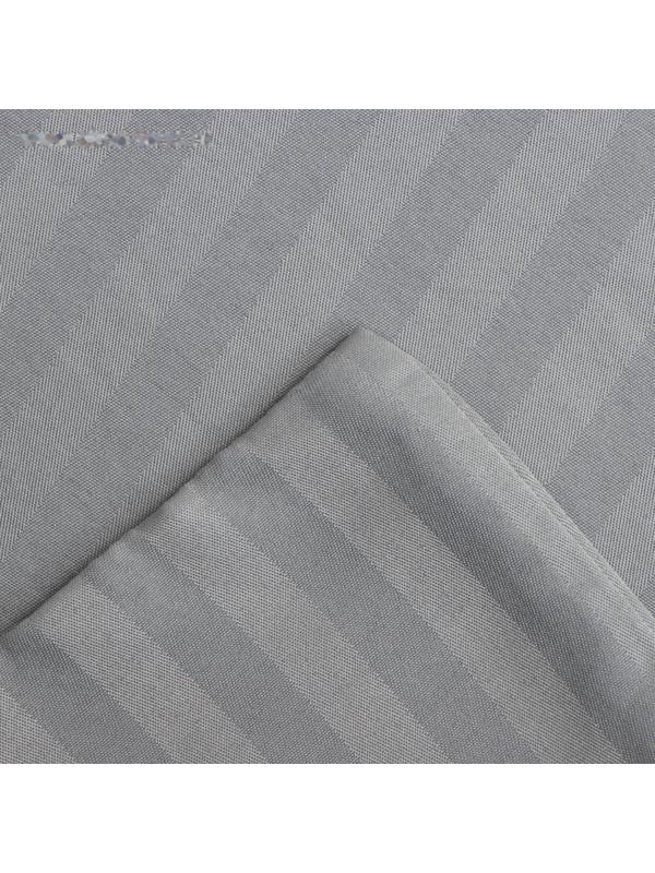 Комплект постельного белья LoveLife евро Gray line 200*217 см, 230*240 см, 50*70 см -2 шт, страйп-сатин, 100%п/э