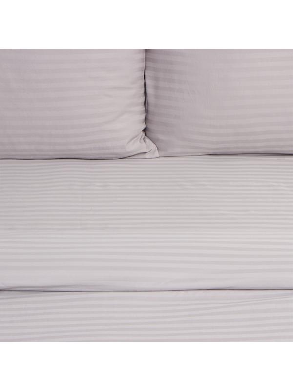 Комплект постельного белья LoveLife евро Beige line 200*217 см, 230*240 см, 50*70 см -2 шт, страйп-сатин, 100%п/э