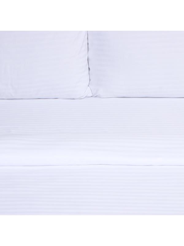 Комплект постельного белья LoveLife евро White lines 200*217 см, 230*240 см, 50*70 см -2 шт, страйп-сатин, 100%п/э