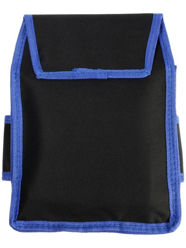 Сумка-пояс для инструментов ТУНДРА, одинарная, 2 кармана, 4 петли