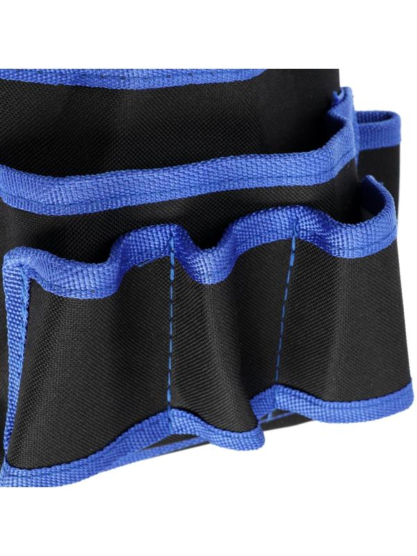 Сумка-пояс для инструментов ТУНДРА, одинарная, 2 кармана. 5 петлей