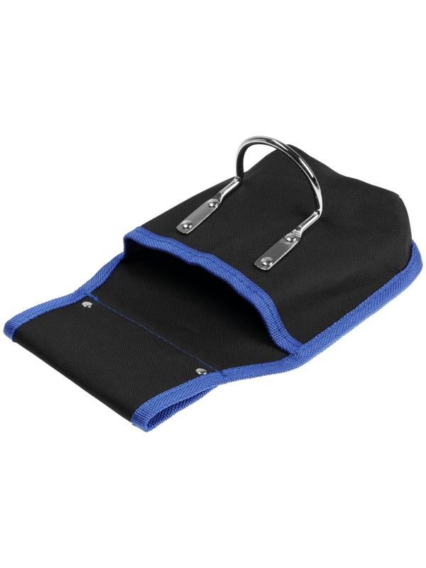 Сумка-пояс ТУНДРА, одинарная, держатель для молотка, карман