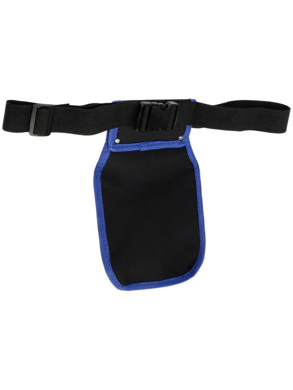 Сумка-пояс ТУНДРА, одинарная, держатель для молотка, карман