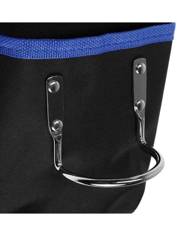 Сумка-пояс ТУНДРА, одинарная, держатель для молотка, карман