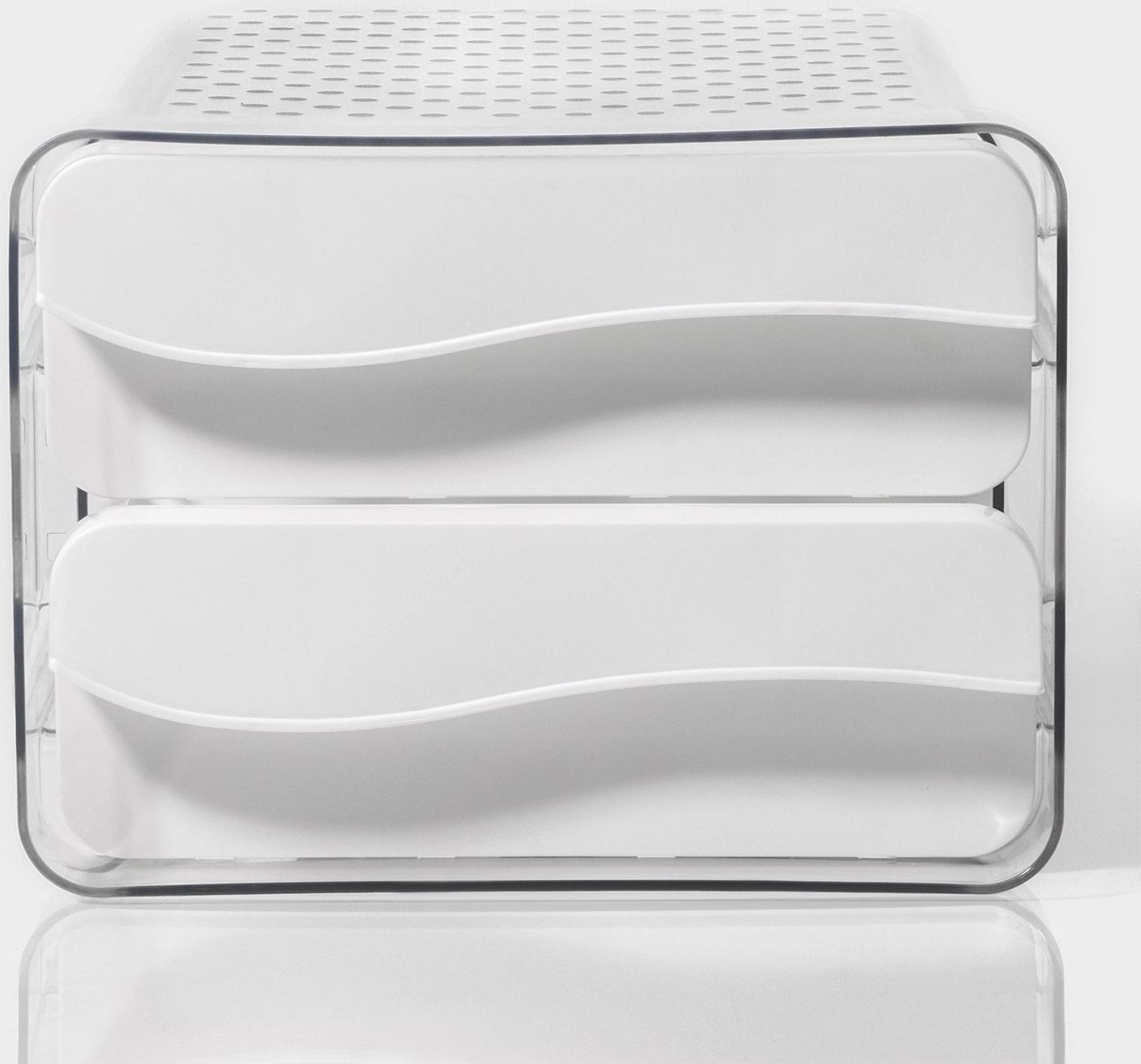 Контейнер для хранения яиц Доляна, 40 ячеек, 27×22×16 см, цвет белый