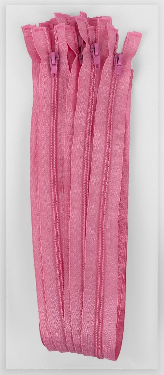 Молния «Спираль», №5, разъёмная, замок автомат, 60 см, цвет пыльная роза