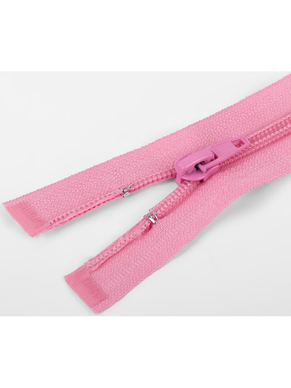 Молния «Спираль», №5, разъёмная, замок автомат, 60 см, цвет пыльная роза