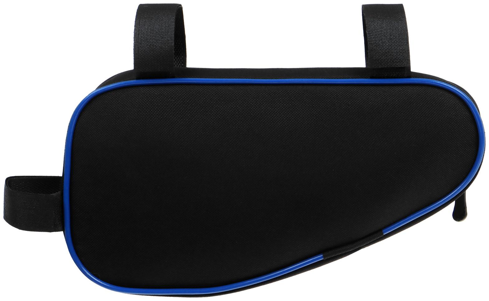 Велосумка Dream Bike под раму, 26х13.5х5, цвет чёрный/синий