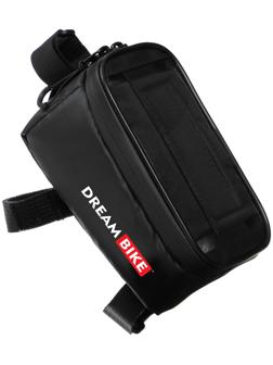 Велосумка Dream Bike на раму, для смартфона, цвет чёрный