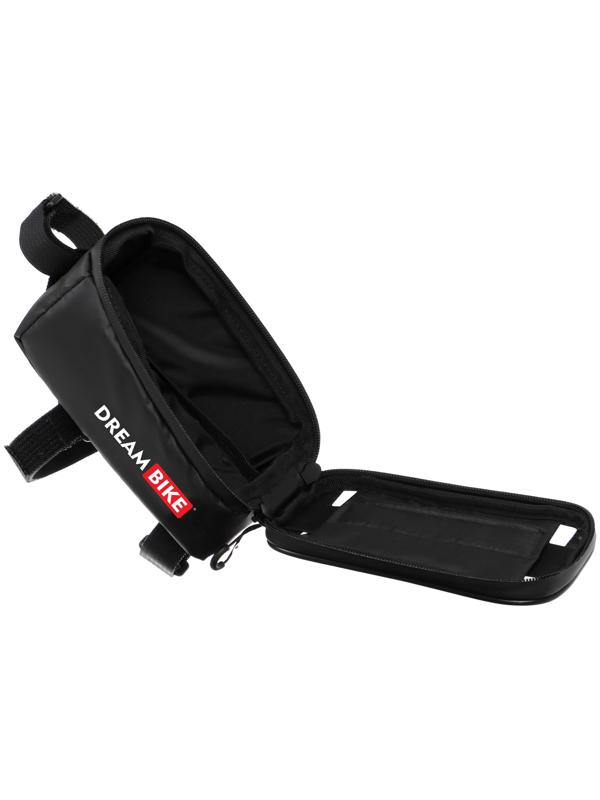 Велосумка Dream Bike на раму, для смартфона, цвет чёрный