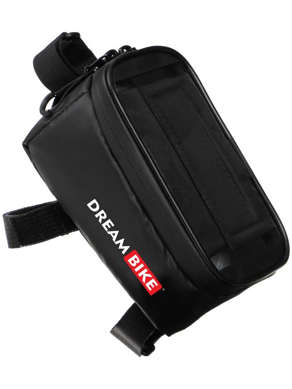 Велосумка Dream Bike на раму, для смартфона, цвет чёрный