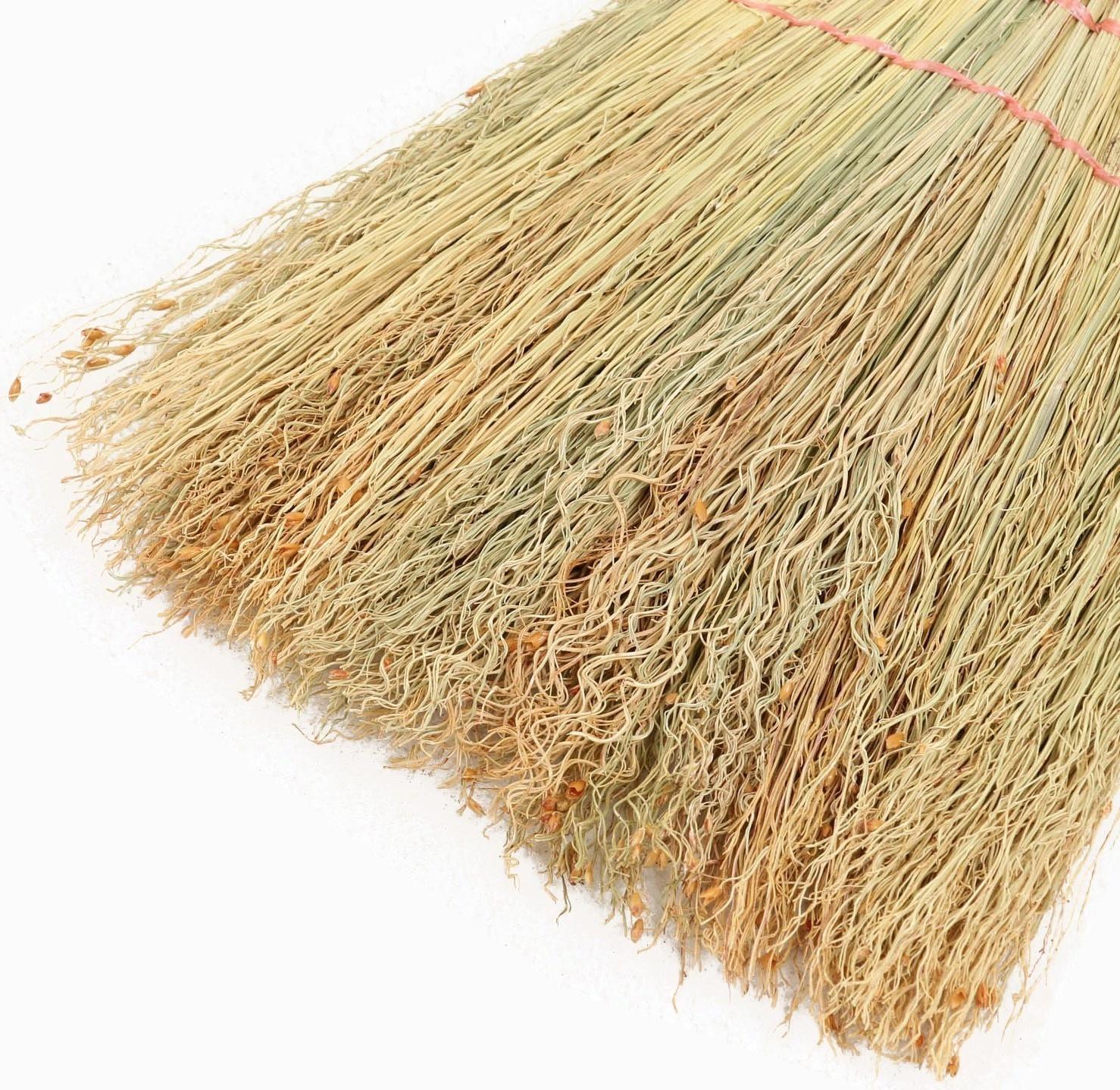 Веник узбекский из сорго 2х-прошивной малый, 55-60 см / 1 шт.