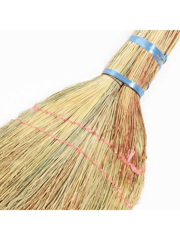 Веник узбекский из сорго 2х-прошивной малый, 55-60 см / 1 шт.