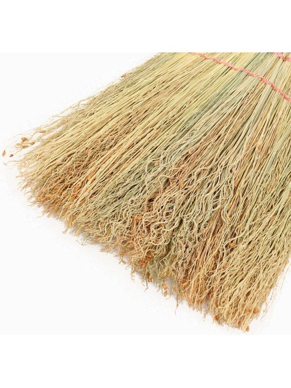 Веник узбекский из сорго 2х-прошивной малый, 55-60 см / 1 шт.