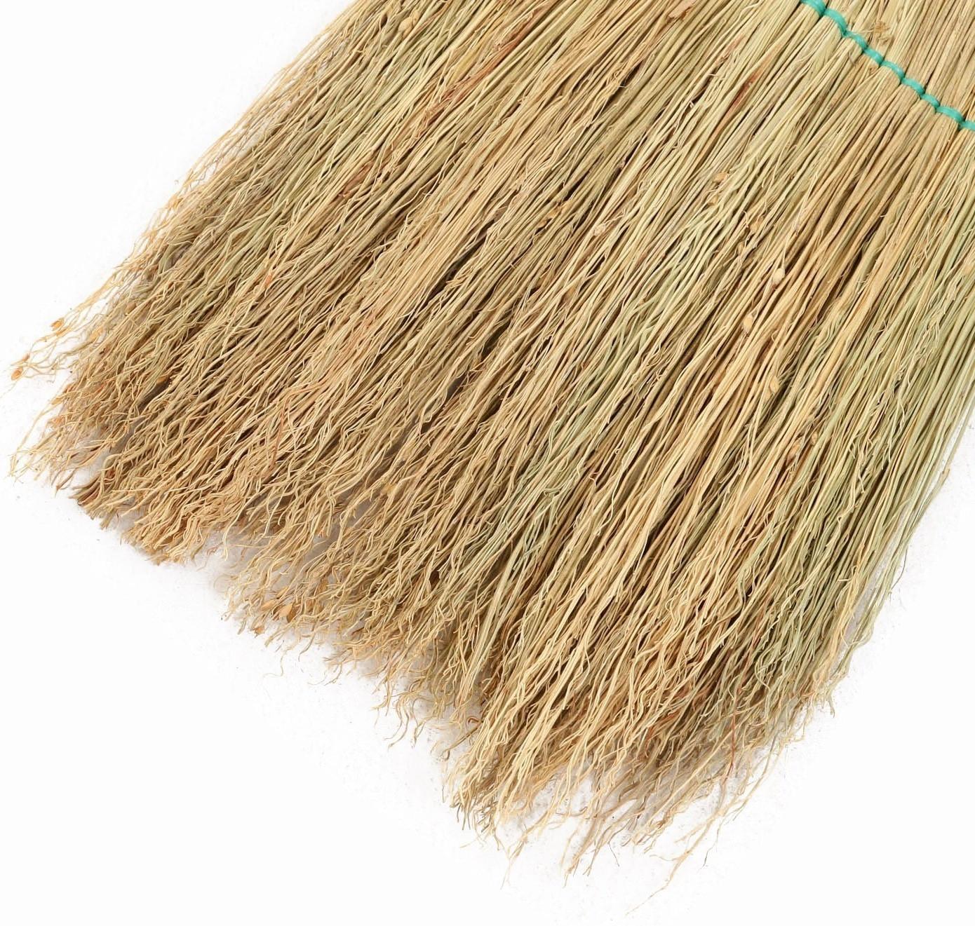 Веник узбекский из сорго 3х-прошивной малый, 75-80 см, (фасовка 50шт.)