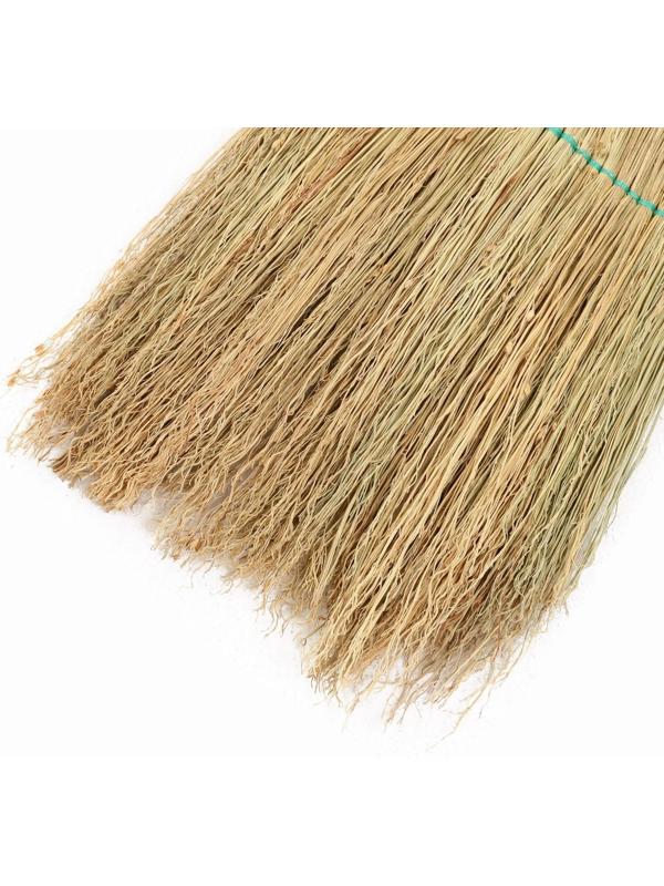 Веник узбекский из сорго 3х-прошивной малый, 75-80 см, (фасовка 50шт.)