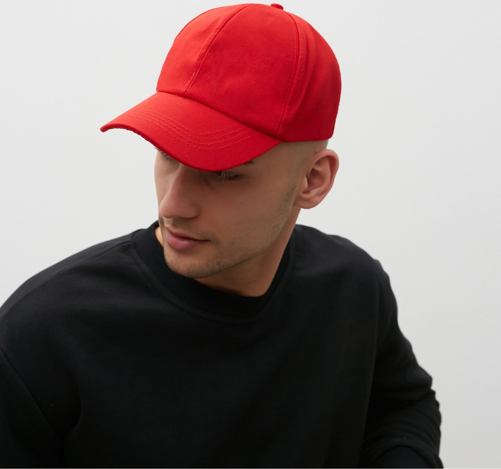 Бейсболка мужская однотонная MINAKU, размер 58, цвет черный