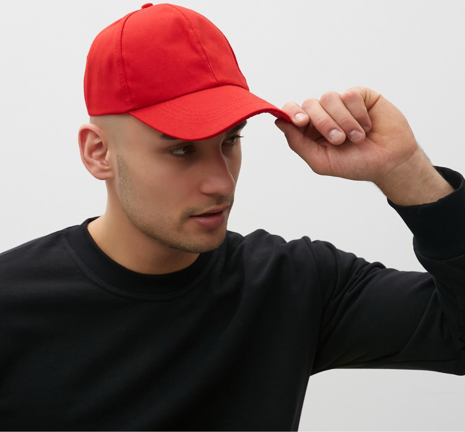 Бейсболка мужская однотонная MINAKU, размер 58, цвет черный