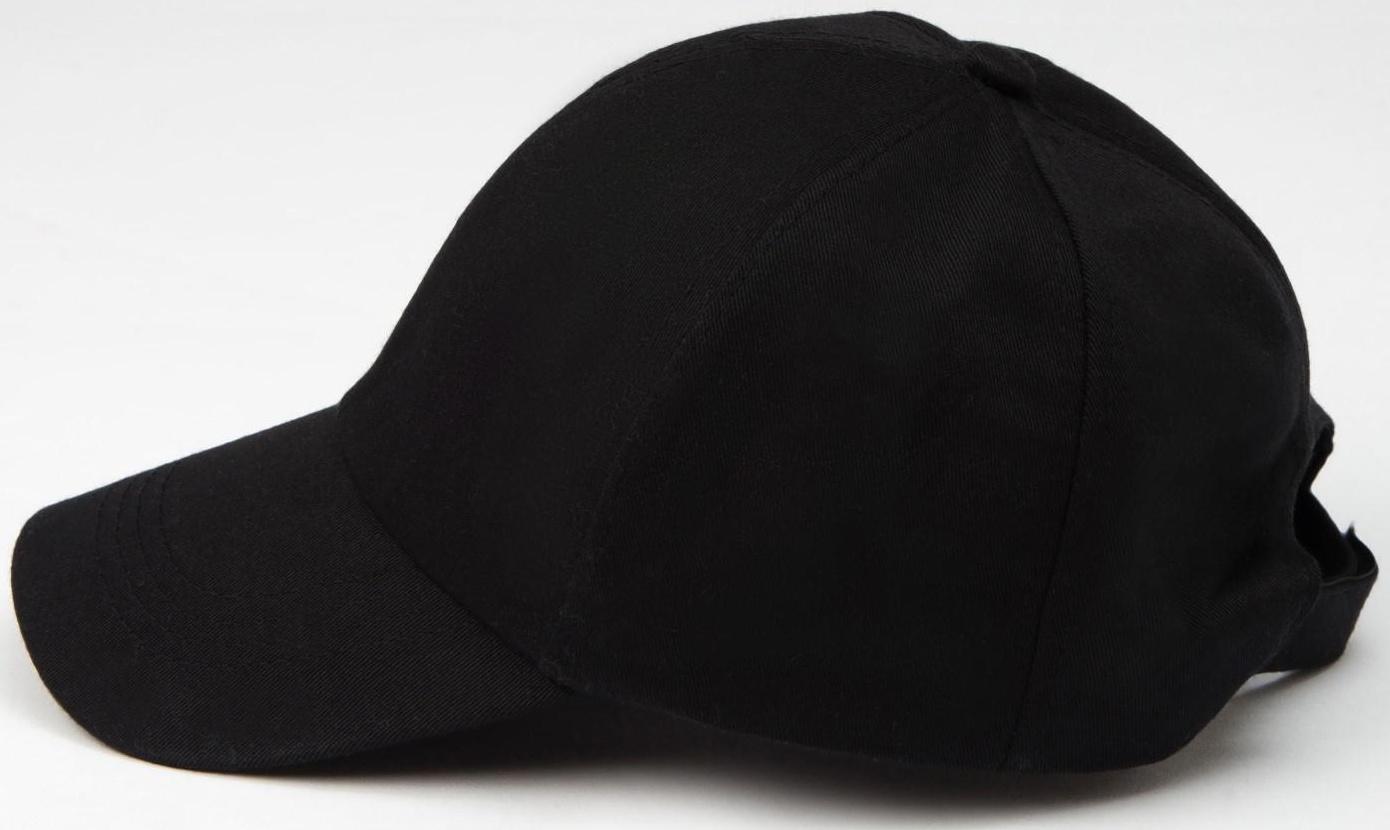 Бейсболка мужская однотонная MINAKU, размер 58, цвет черный