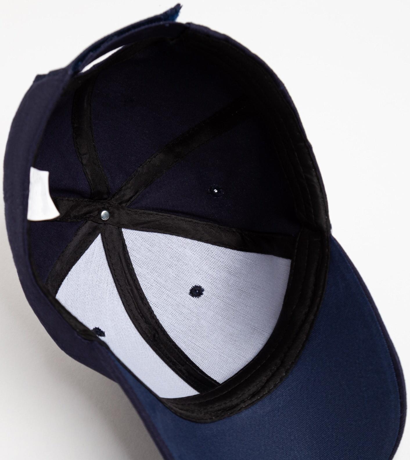 Кепка мужская однотонная MINAKU цвет тёмно-синий, р-р 58