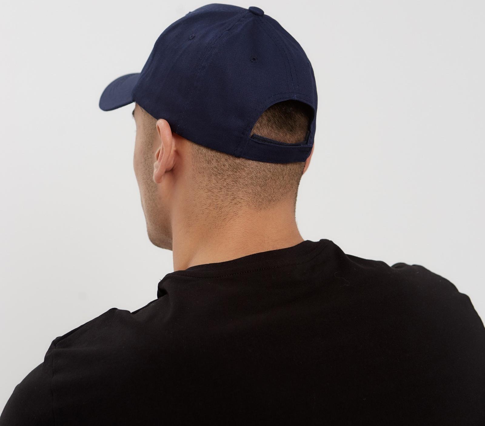 Кепка мужская однотонная MINAKU цвет тёмно-синий, р-р 58