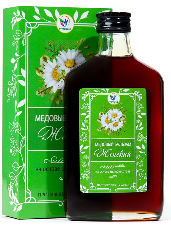 Бальзам медовый безалкогольный Vitamuno Женский, 250 мл