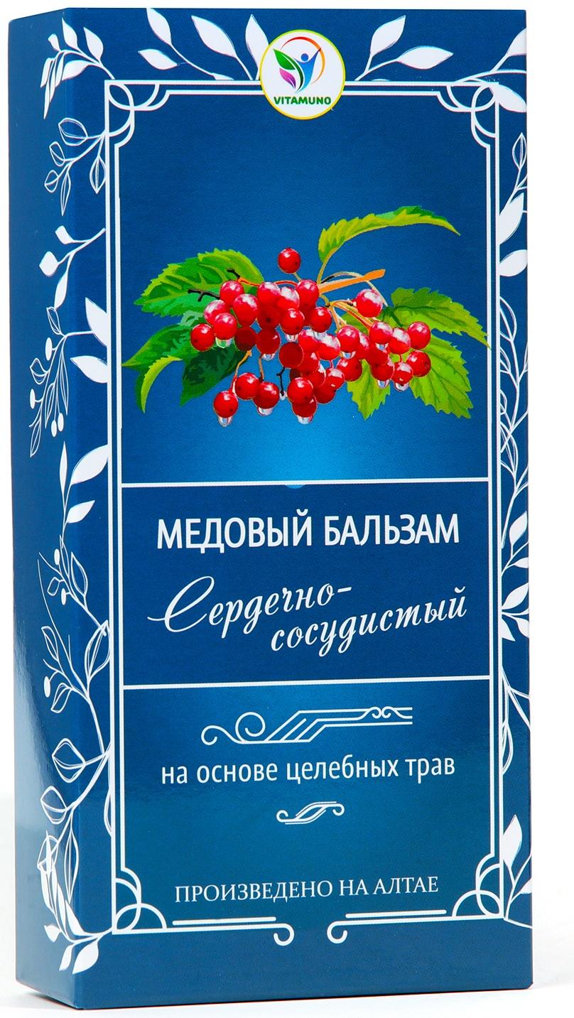 Бальзам медовый безалкогольный Vitamuno Сердечно-сосудистый, 250 мл