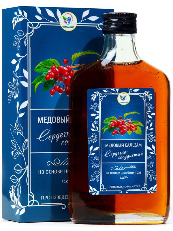 Бальзам медовый безалкогольный Vitamuno Сердечно-сосудистый, 250 мл