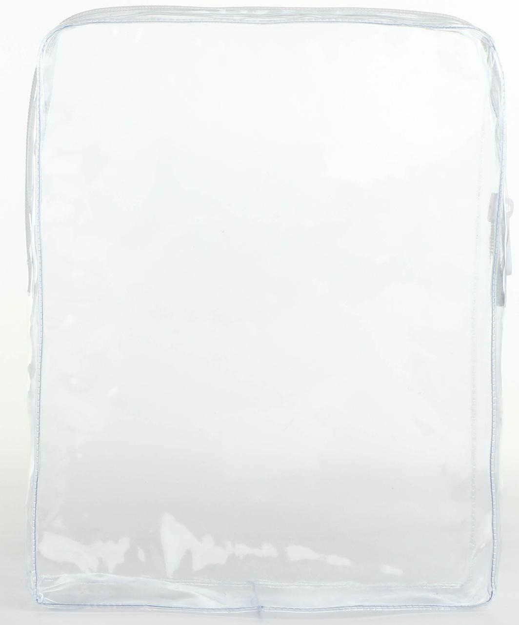 Косметичка ПВХ 16*5*20, отдел на молнии, прозрачный