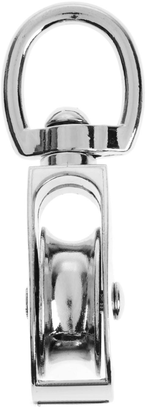 Блок одинарный с металлическим шкивом 30 мм, трос 8 мм, 1 шт