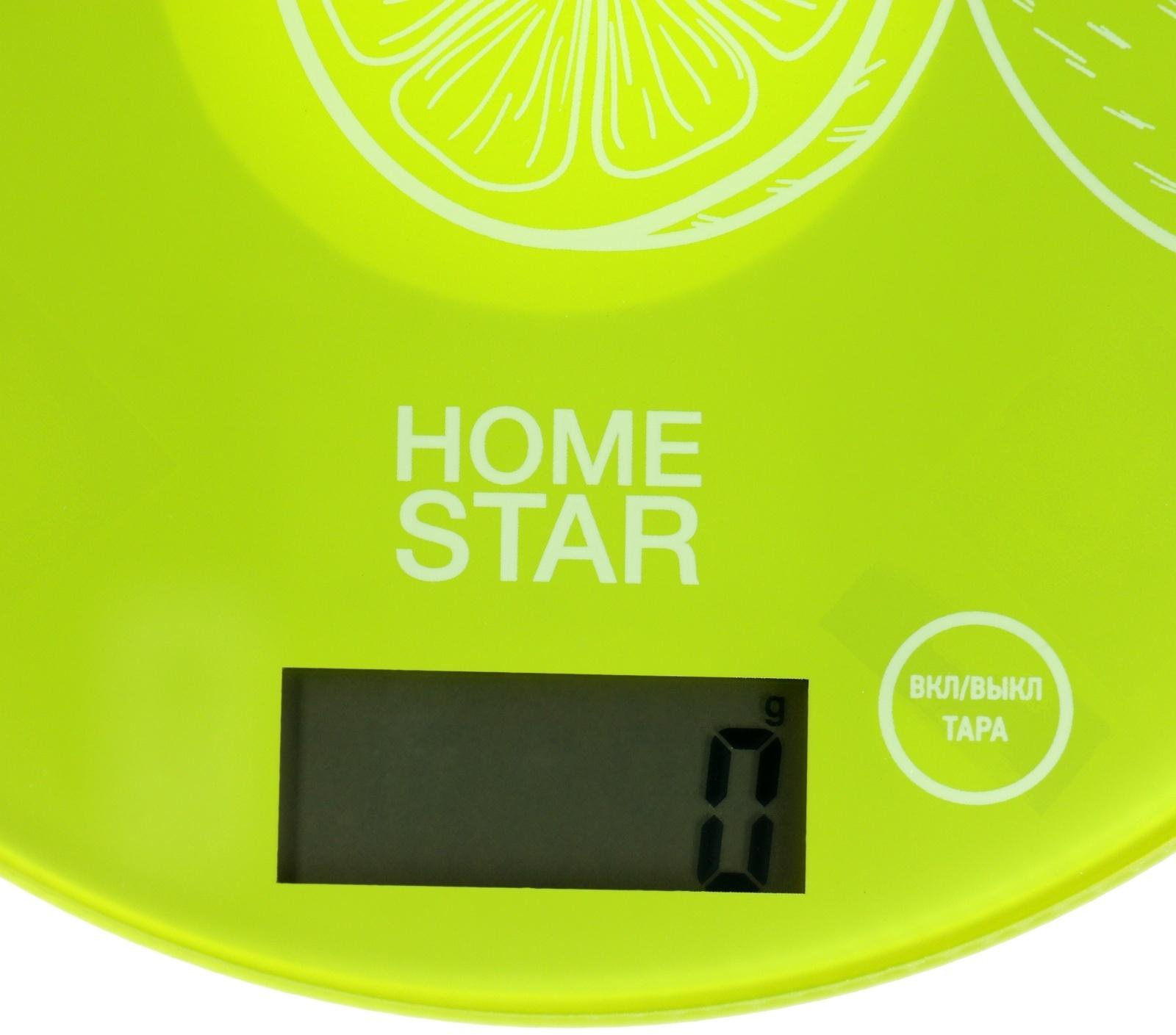 Весы кухонные HOMESTAR HS-3007S, электронные, до 7 кг, картинка 