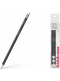 Набор чернографитных карандашей 4 штуки HB ErichKrause 