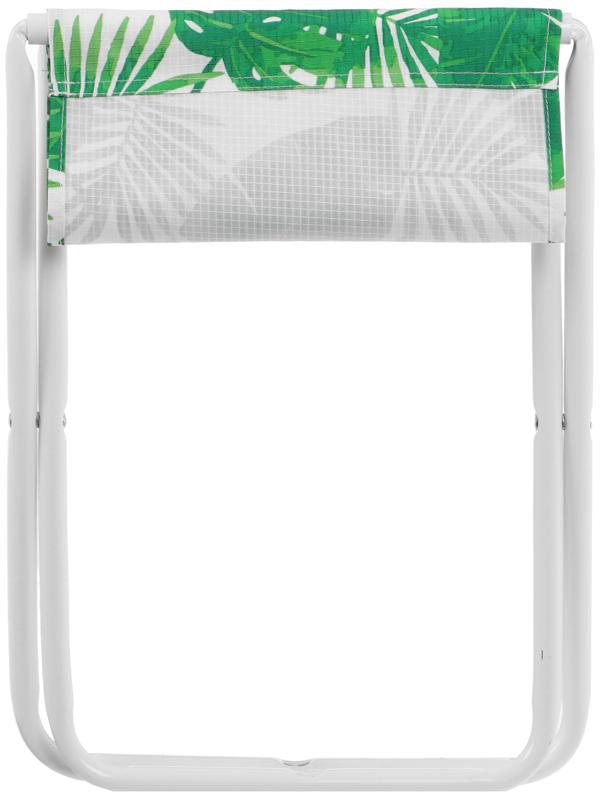 Стул складной походный (ПС/1 с тропическими листьями светлый)