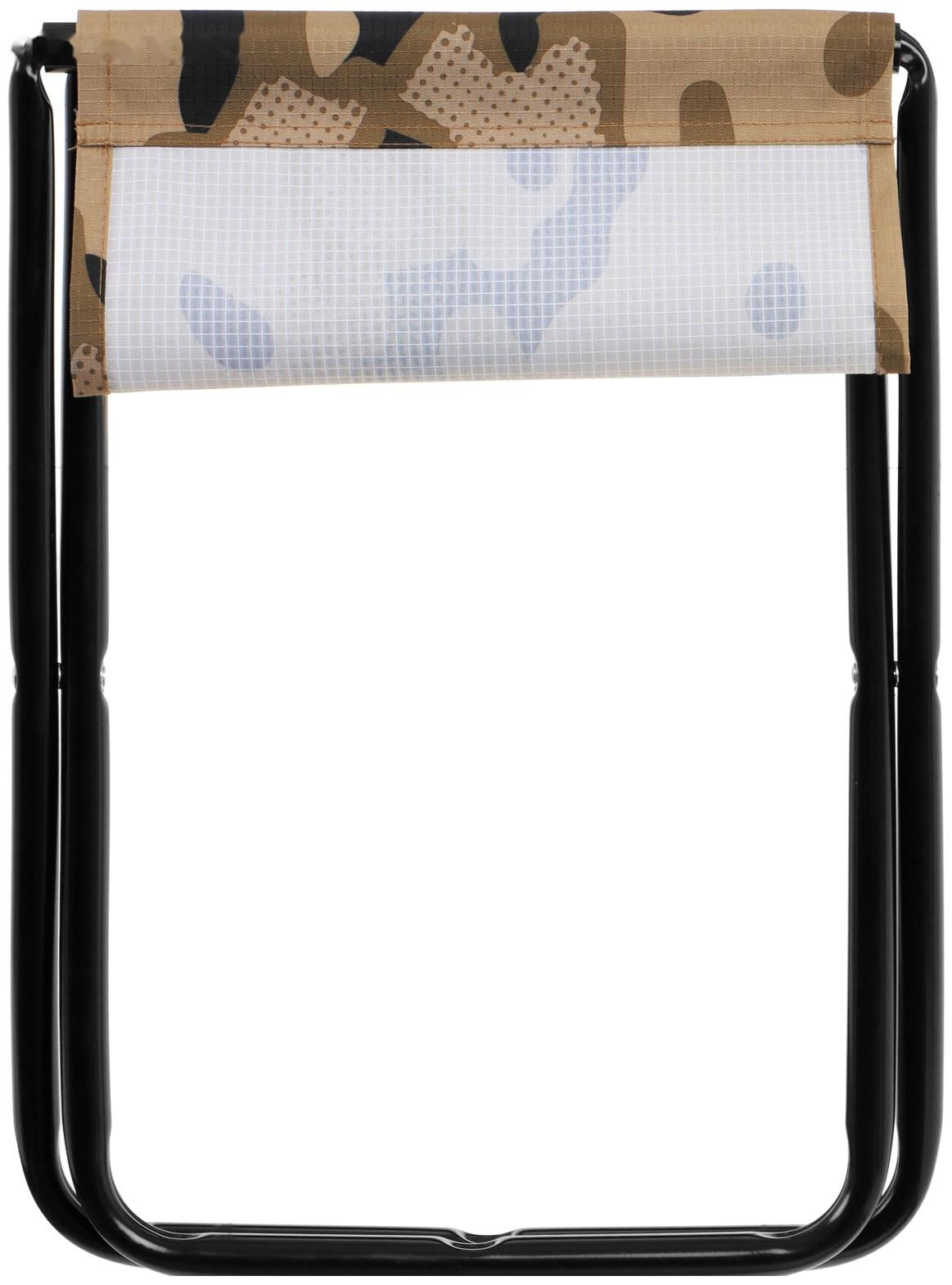 Стул складной походный (ПС/К камуфляж коричневый)