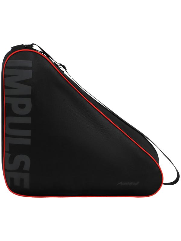 Сумка для коньков и роликов ONLYTOP Impulse, 42х38х20 см, цвет чёрный
