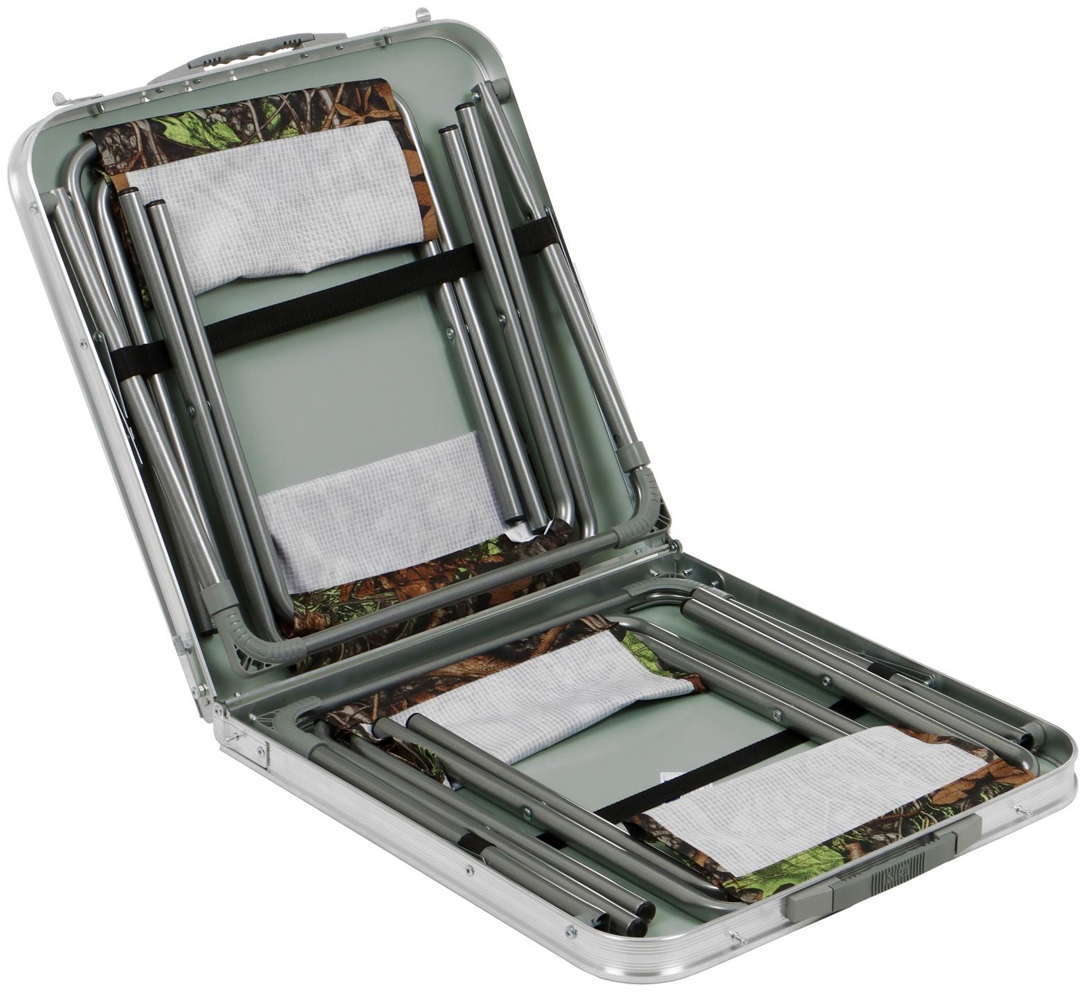 Набор стол+стулья (ССТ-К2/6 зеленый-с дубовыми листьями)