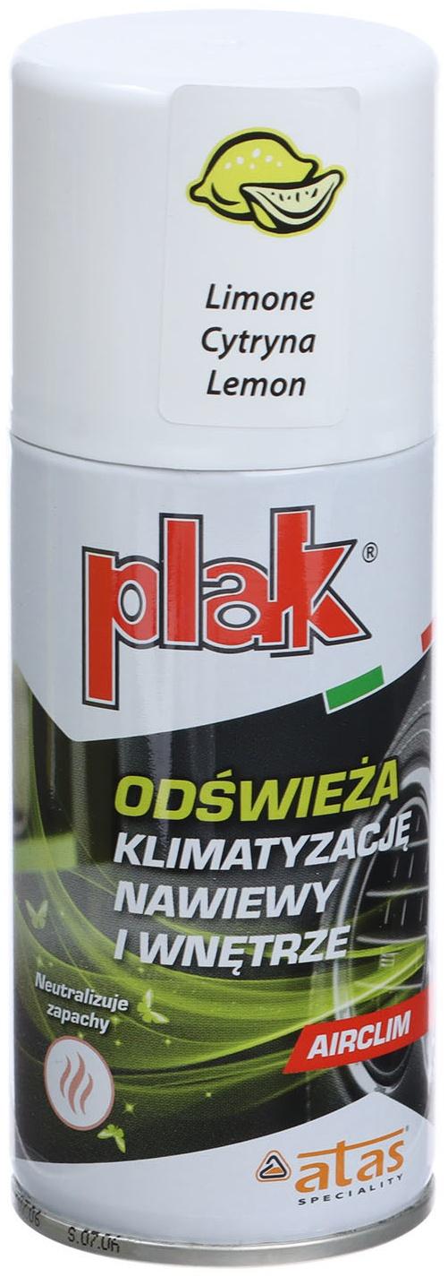 Очиститель кондиционера Plak AIRCLIM, Лимон, 150 мл