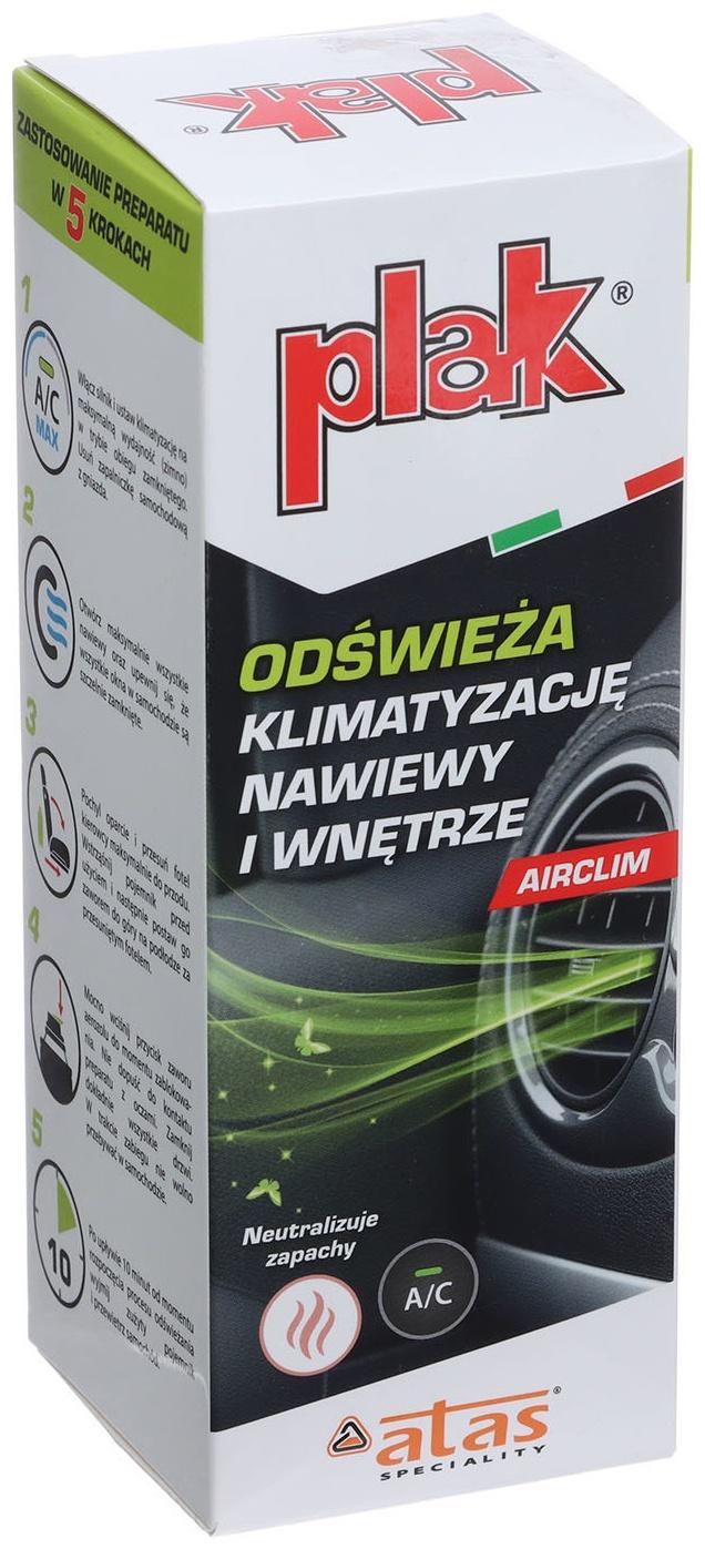 Очиститель кондиционера Plak AIRCLIM, Лимон, 150 мл