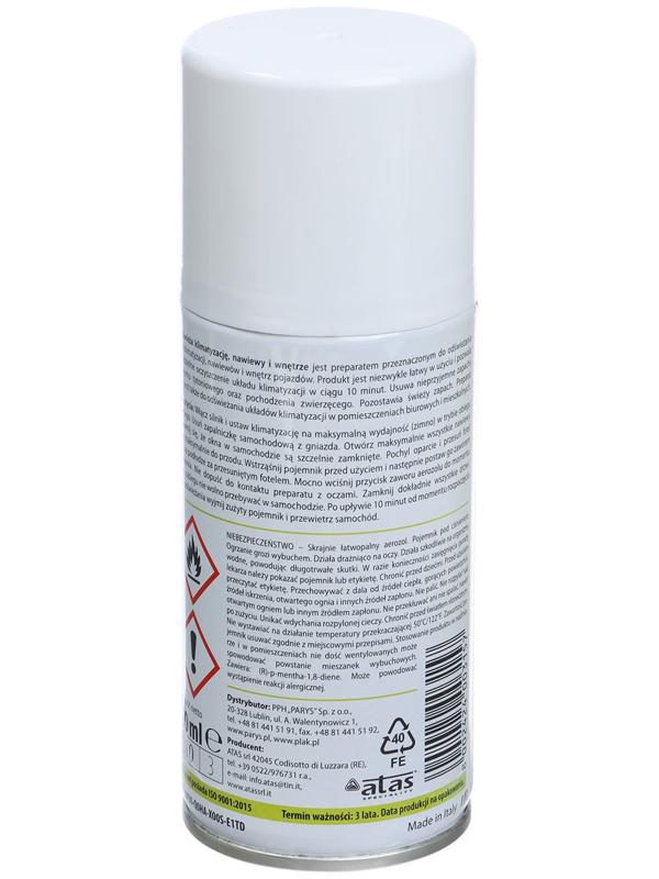 Очиститель кондиционера Plak AIRCLIM, Лимон, 150 мл