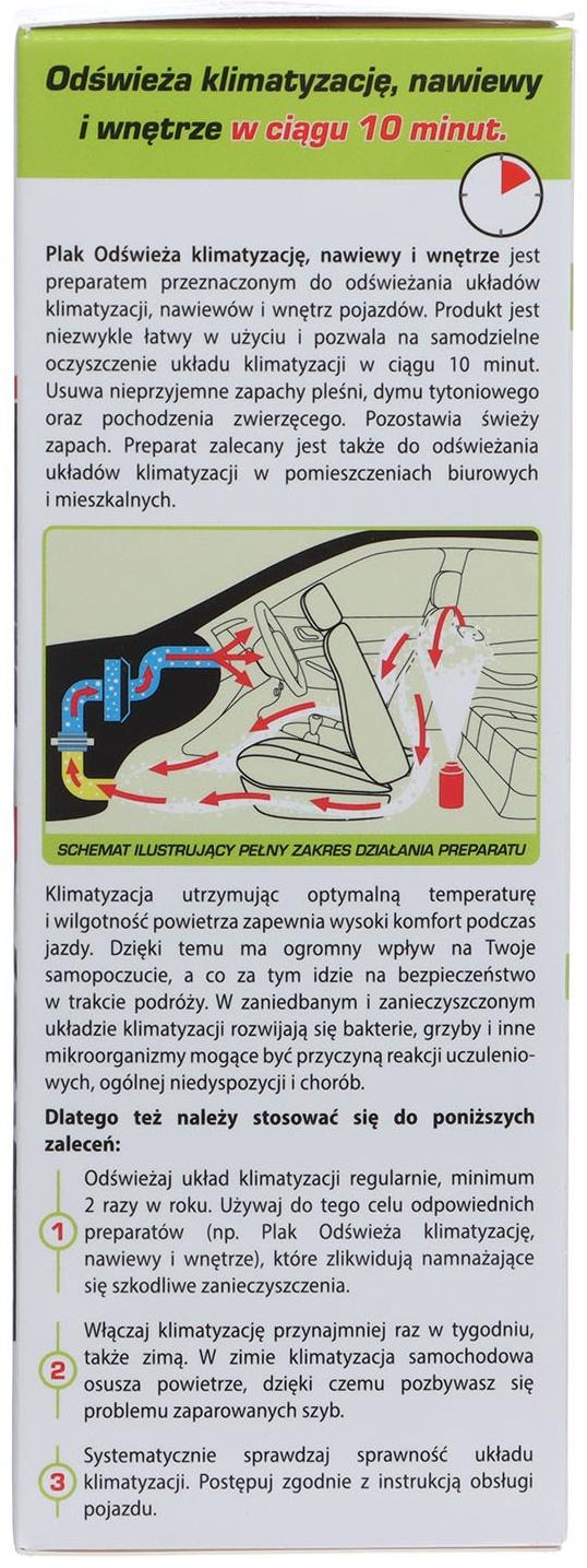 Очиститель кондиционера Plak AIRCLIM, Мята, 150 мл