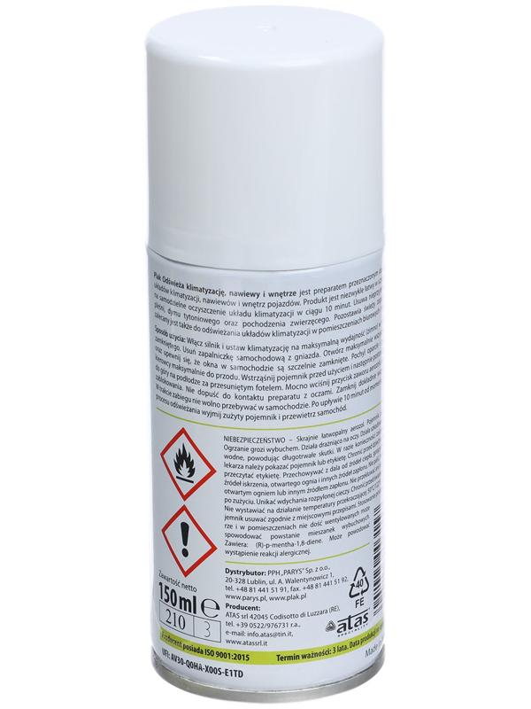 Очиститель кондиционера Plak AIRCLIM, Мята, 150 мл