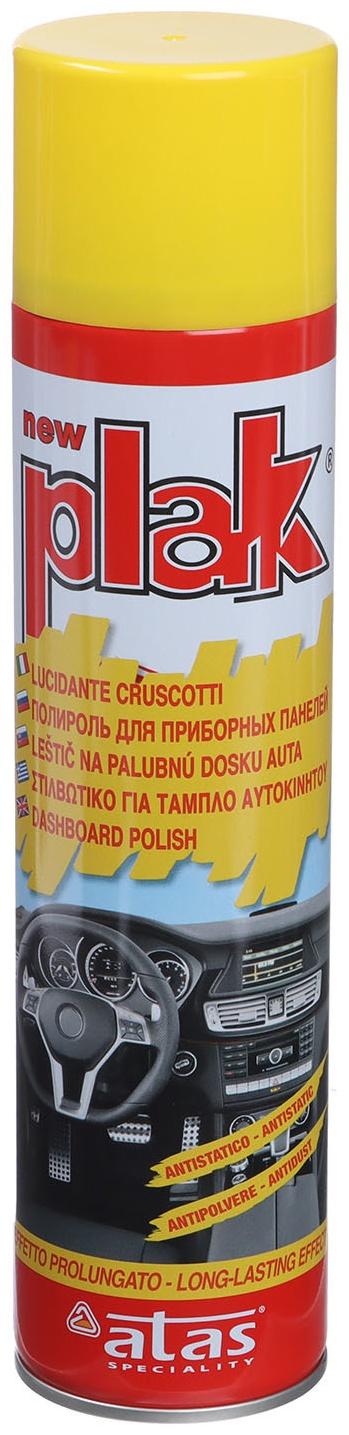 Полироль пластика Plak Лимон, аэрозоль, 400 мл