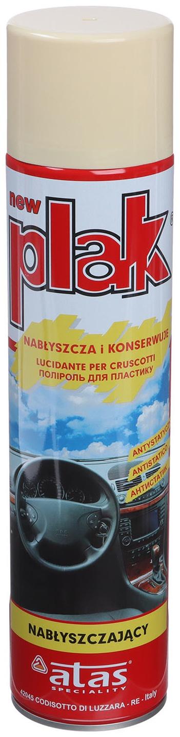 Полироль пластика Plak Ваниль, аэрозоль, 600 мл